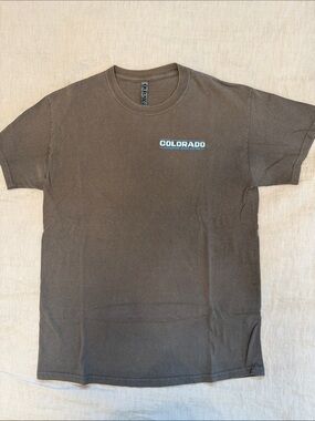 Colorado Logo Short Sleeve Crewneck Tee - Brown